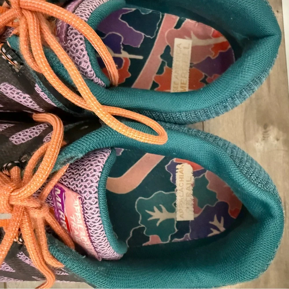 Merrell Antora QForm2 Shoe Mountain W 11‎ Trail Running Vibram Sneaker Colorful